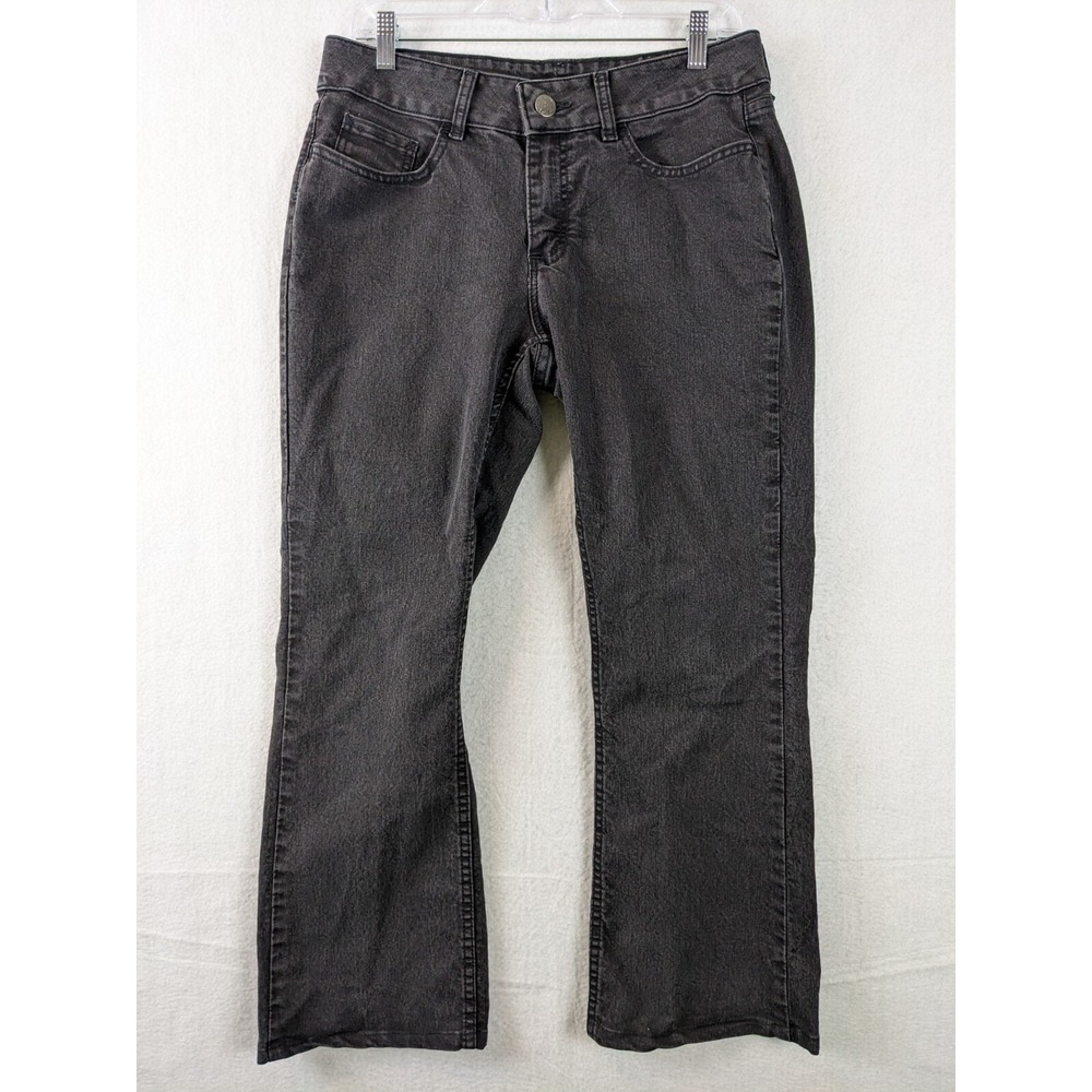 Riders By Lee‎ Womens Jeans Size 10P Cotton Blend Black Hemmed